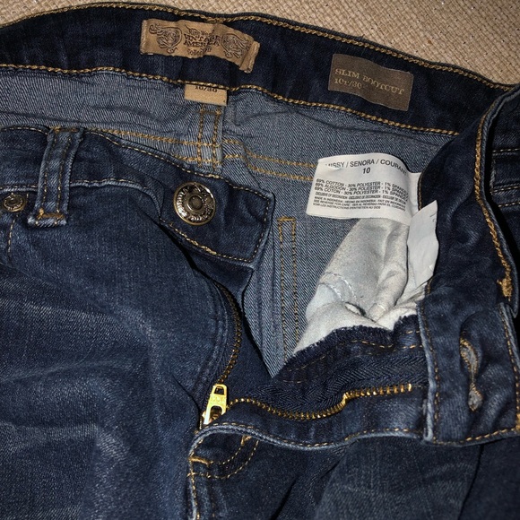 Nine West Vintage slim bootcut 10r blue jeans - Picture 2 of 3